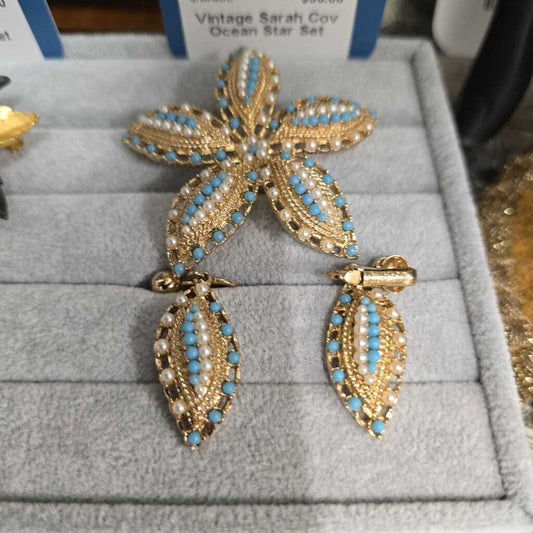 Vintage Sarah Cov Ocean Star Set