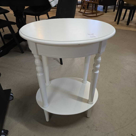 WHITE ACCENT TABLE
