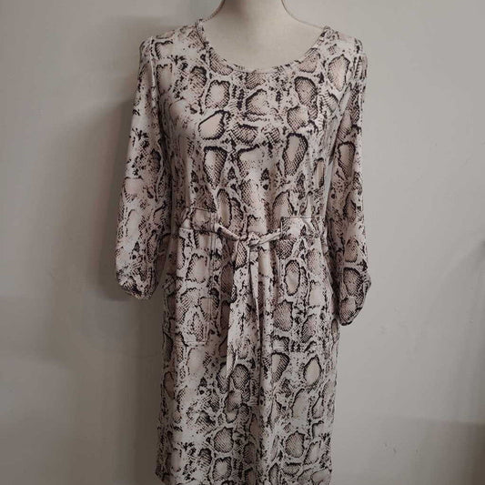 SNAKE PRINT DRESS