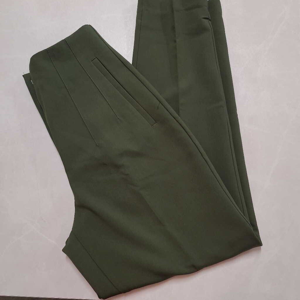 GREEN ZARA DRESS PANTS
