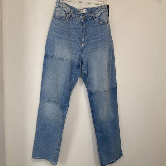 HOLLISTER - WIDE LEG BLUE JEANS