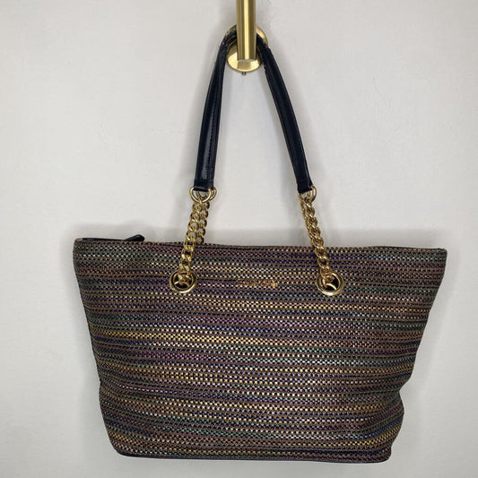 *AS IS* CALVIN KLEIN - MULTICOLOURED PURSE W/ GOLD HARDWARE