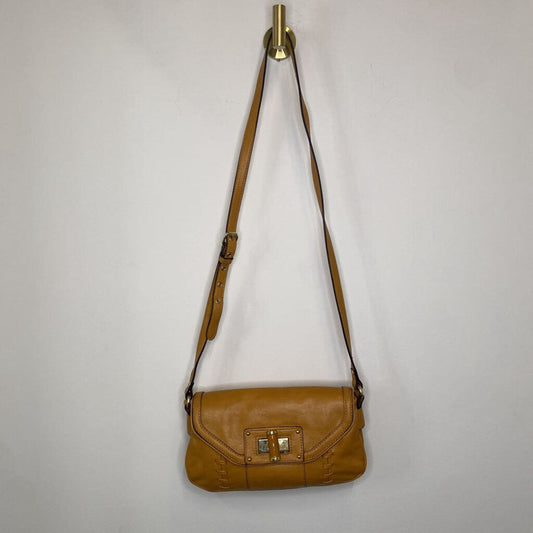 NINE WEST - YELLOW VEGAN LEATHER CROSSBODY PURSE