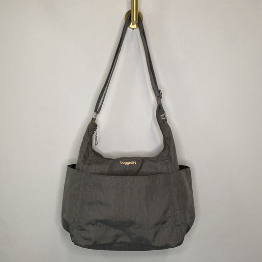 *AS IS* BAGGALLINI - GREY CHEETAH PRINT CROSSBODY PURSE