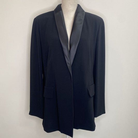 STUDIO JAX - BLACK BLAZER W/ SATIN LAPEL