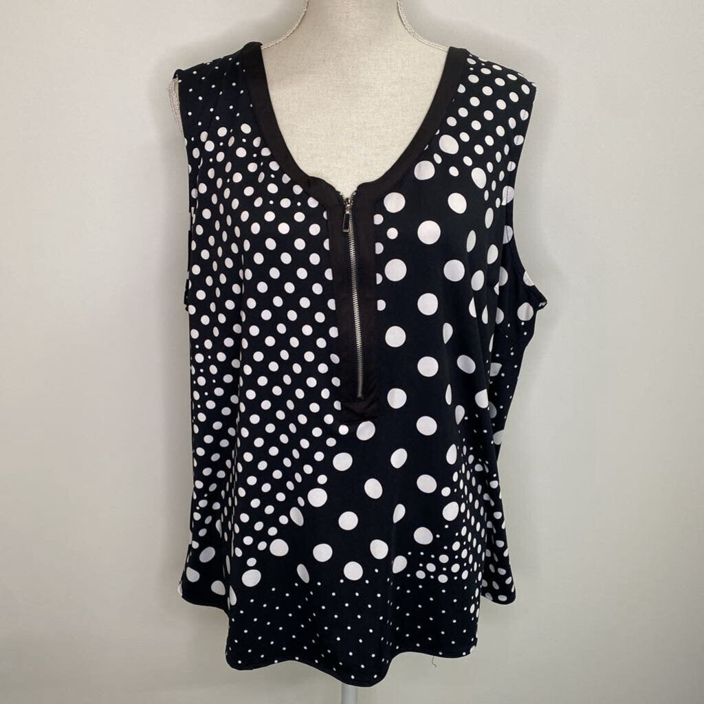 BRODY MYLES - B/W DOTTED TANK TOP