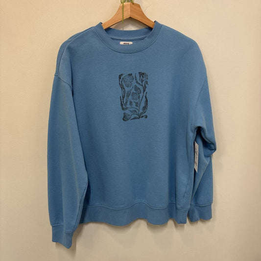 PRINTED FLORAL CREWNECK