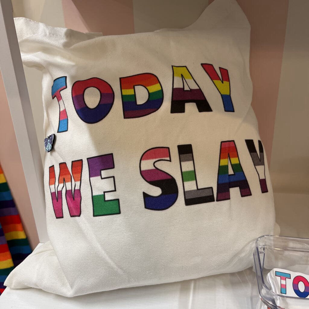 TODAY WE SLAY CANVAS TOTE