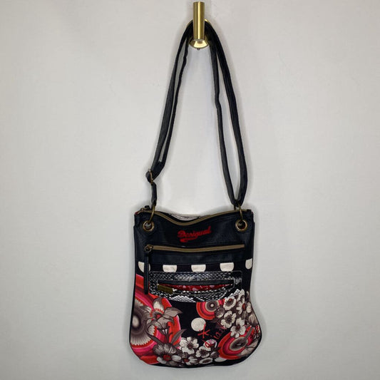 DESIGUAL - FLORAL/DOT/SNAKE CROSSBODY PURSE