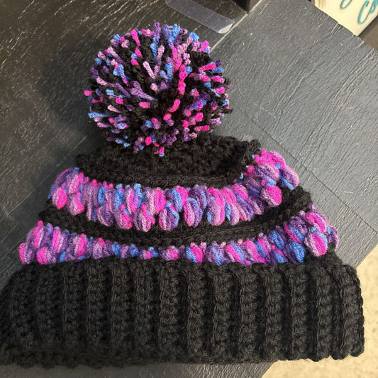 Nightfall Puff Crochet Hat - Starburst Pop [Teen/Adult]