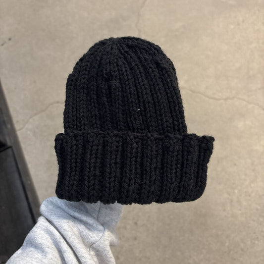 Knit Toque Ribbed - Black [1-4 Years]