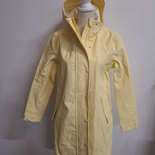 YELLOW WATERPROOF RAIN COAT
