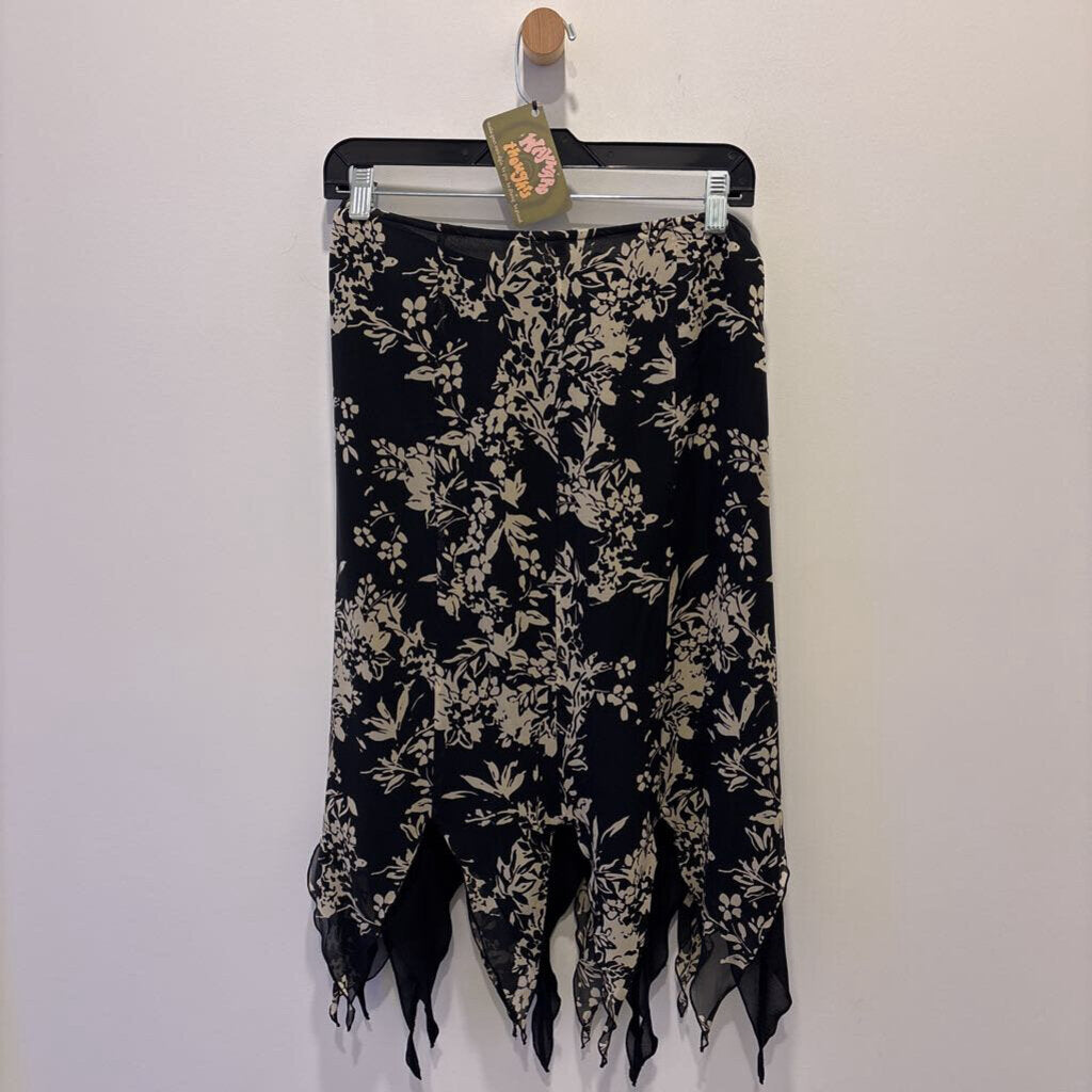 ADRIANNA PAPELL - FAIRYCORE 100% SILK SKIRT