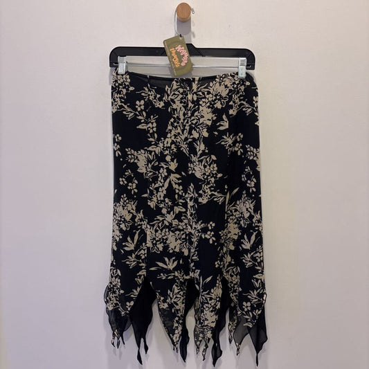 ADRIANNA PAPELL - FAIRYCORE 100% SILK SKIRT