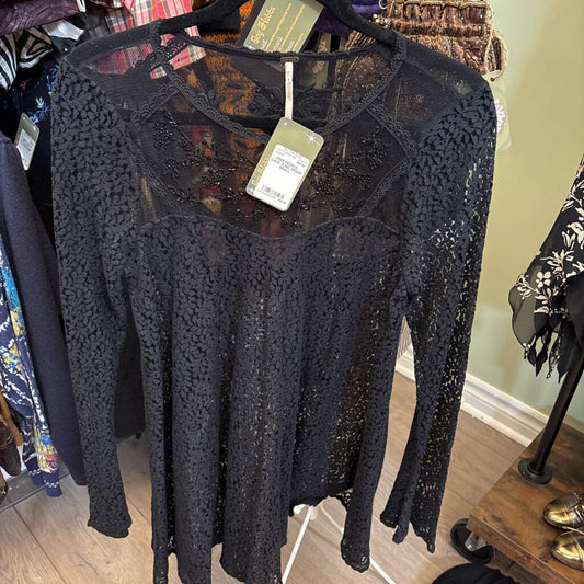 FREE PEOPLE - LACE TUNIC DRESS