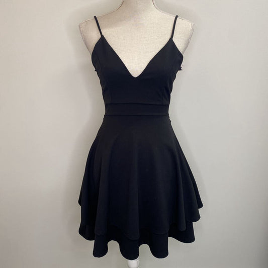 ECLIPSE - BLACK SLEEVELESS MINI DRESS