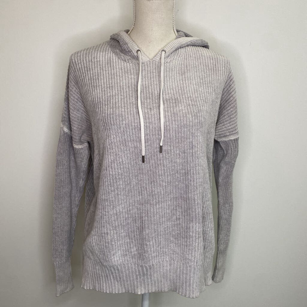 AMERICAN EAGLE - GREY KNIT HOODIE