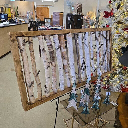 NEWLY MADE BIRCH WALL ART