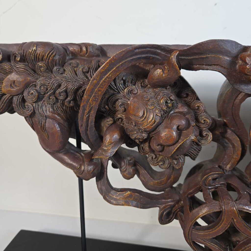 VTG BOMBAY CO. CHINESE DRAGONS ART SCULPTURE