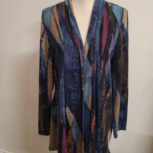 MULTI PATTERENED CARDIGAN