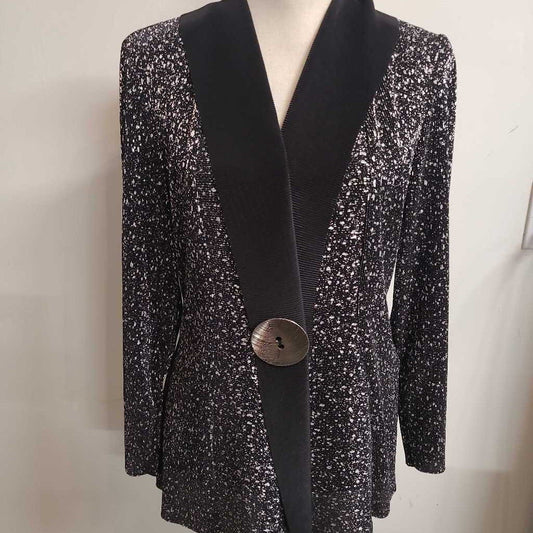 BLACK & SILVER EVENING JACKET