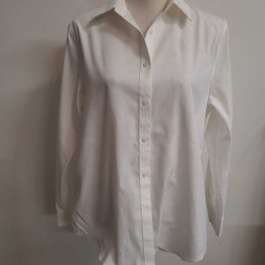 JONESF NEW YORK CREAM BLOUSE