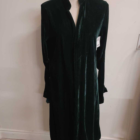 EMERALD GREEN VELVET MAXI JACKET