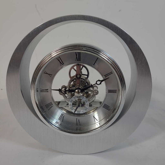 ROCK & ROLL SKELETON MANTEL CLOCK