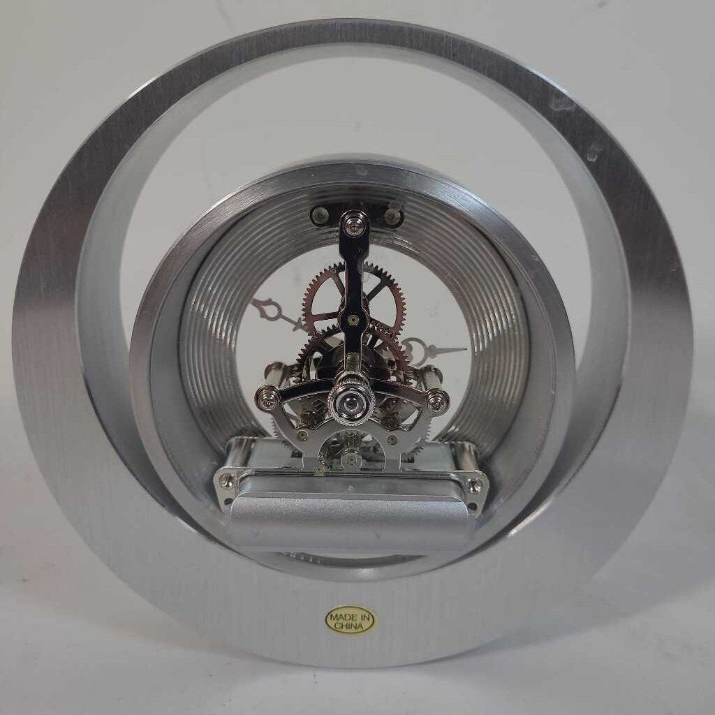 ROCK & ROLL SKELETON MANTEL CLOCK