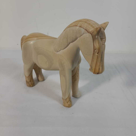 CARVED SOAPSTONE DONKEY