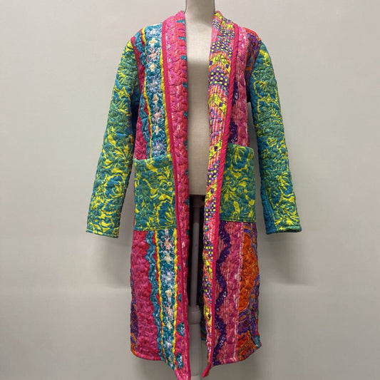 *HANDMADE* CRAIG&MILLS - NEON QUILTED LONG JACKET