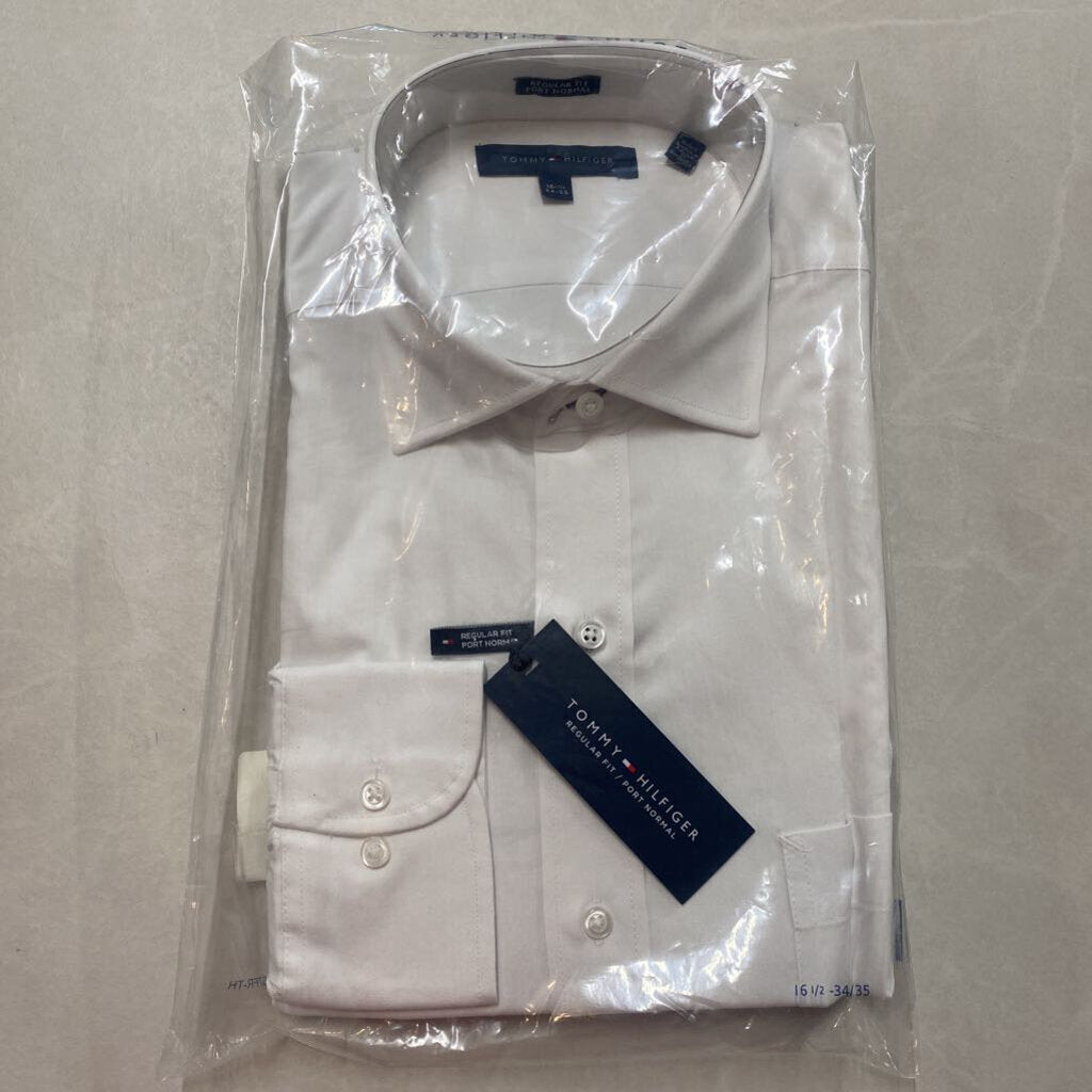 *NWT* TOMMY HILFIGER - WHITE BUTTON-UP SHIRT