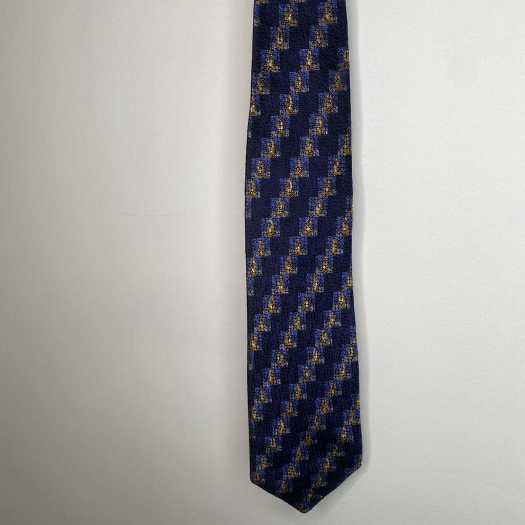 TIZIANO - 100% SILK BLUE MEN'S TIE