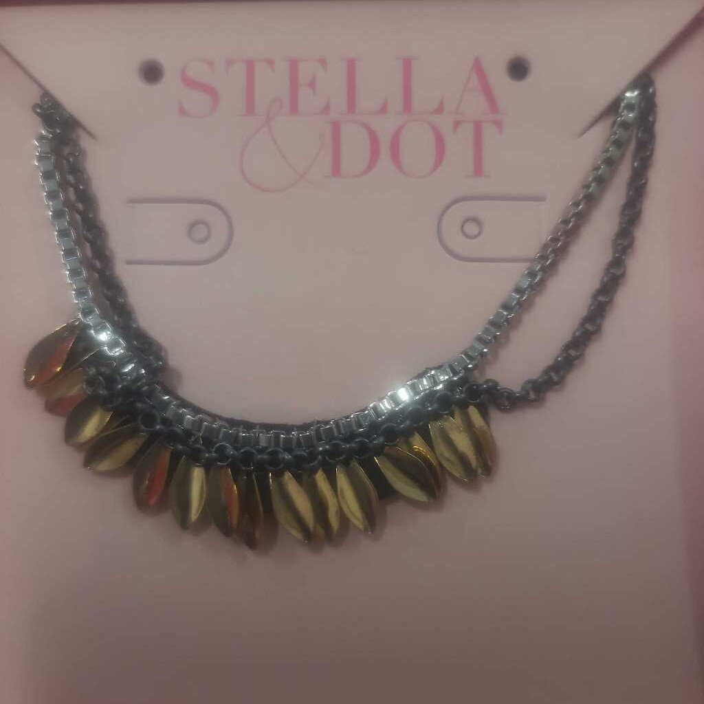 STELLA & DOT - PEGASUS MICRO MINI STATEMENT NECKLACE