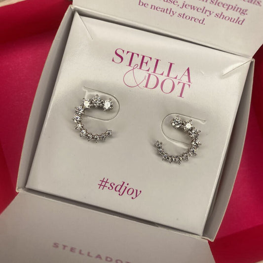 STELLA & DOT - ULANI DROP HUGGIE EARRINGS