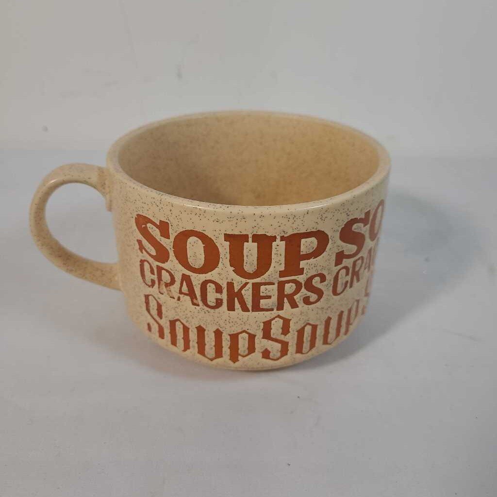 VTG STONEWARE SOUP MUG