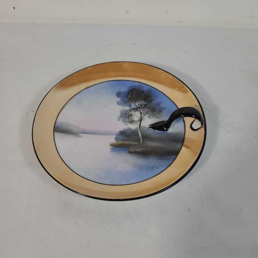 NORITAKE CURVED HANDLE TRINKET DISH