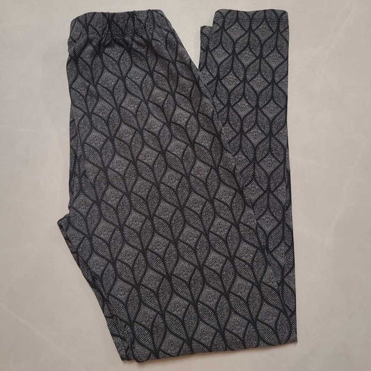 LEGGINGS- BLACK/GREY