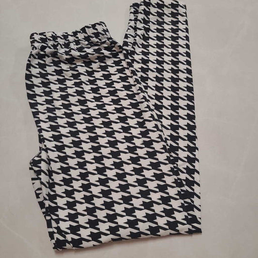 LEGGINGS- BLACK/WHITE