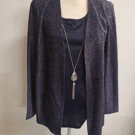 BLUE SPARKLE 2 PC PANTSUIT