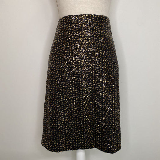 JESSICA - GOLD/BLACK SEQUINED MINI SKIRT