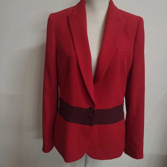 RED ANNE KLEIN BLAZER