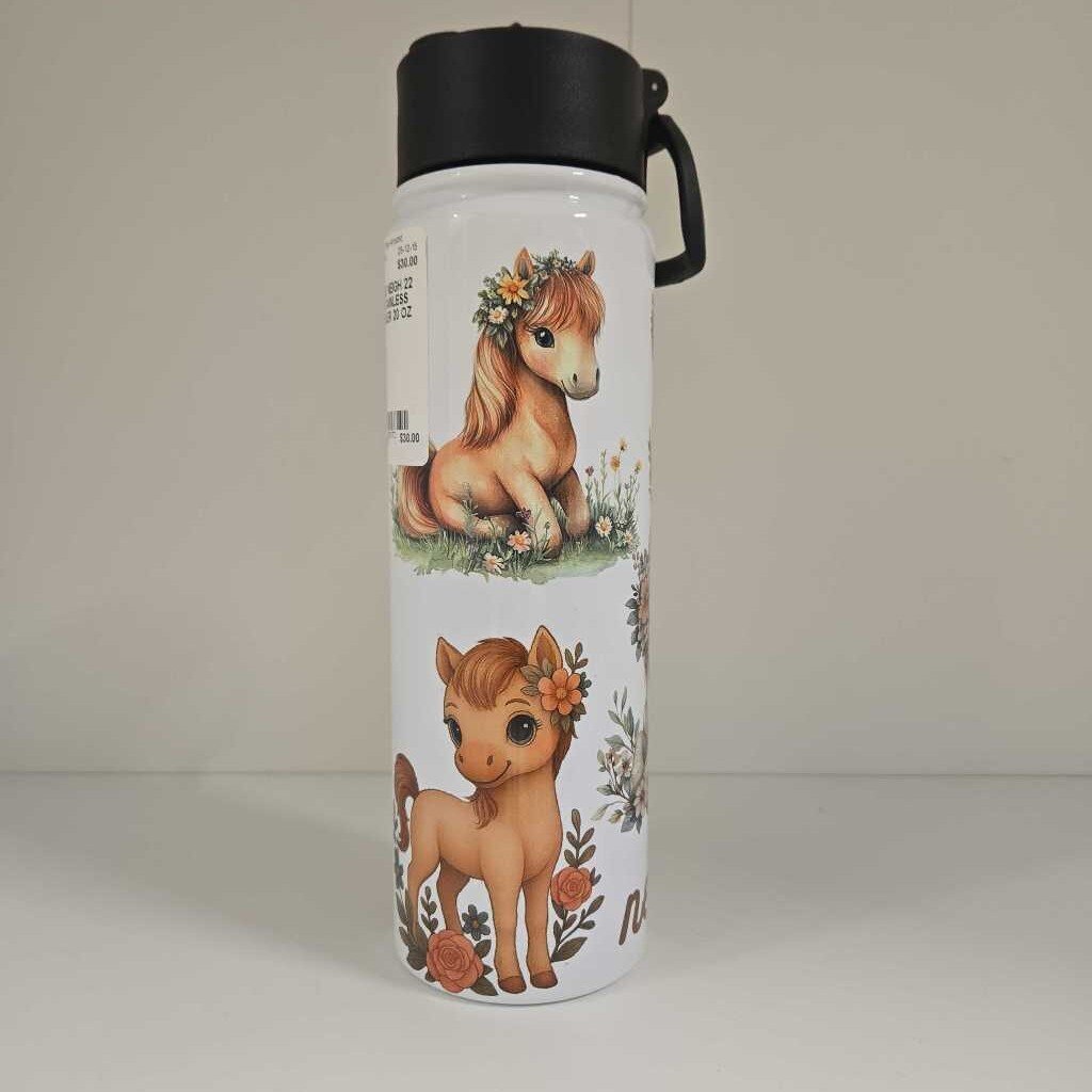 HORSE NEIGH 22 OZ STAINLESS TUMBLER