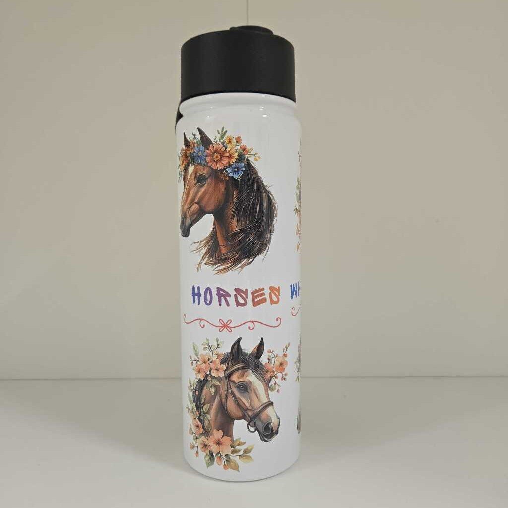 HORSE 22 OZ STAINLESS TUMBLER