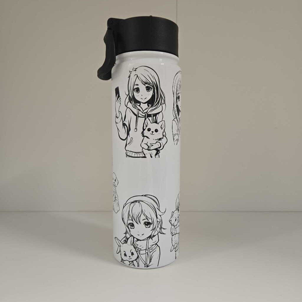ANIME 22 OZ STAINLESS TUMBLER WITH HANDLE