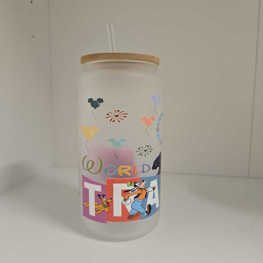 16 OZ WORLD TRAVELLER DISNEY TUMBLER
