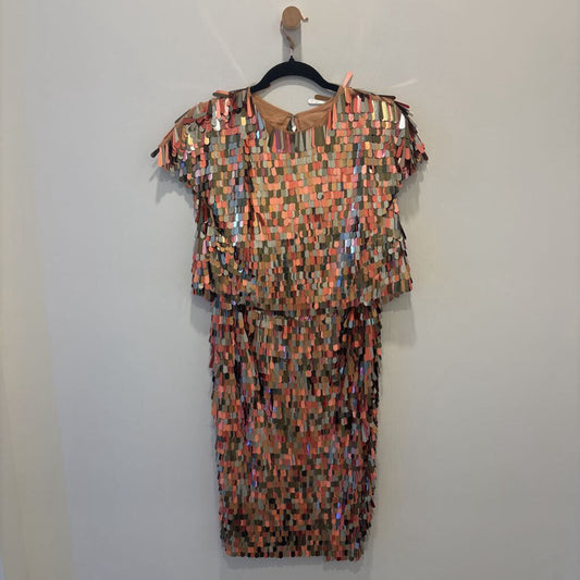Sequined Top and Skirt Set