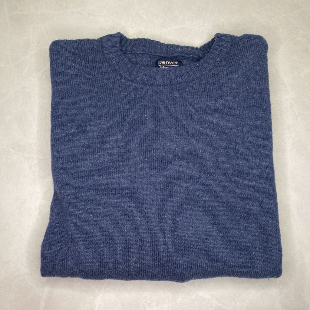 MENS BLUE PULLOVER SWEATER