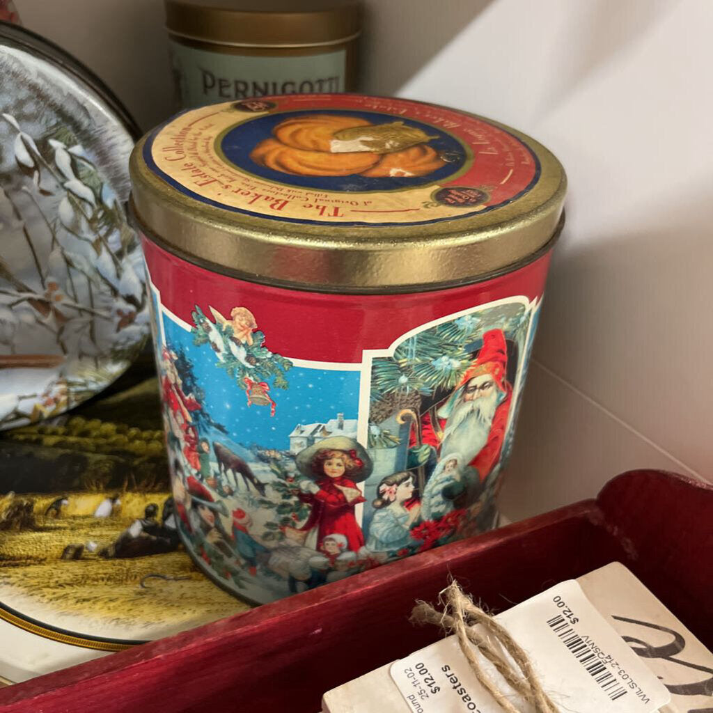Christmas tin