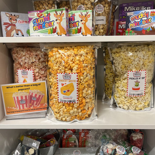 Cheesy Caramel Popcorn